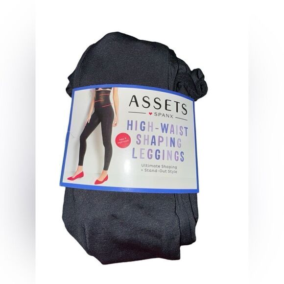 Spanx NEW High Waist Shaping Leggings in Very Black Size 1X - Picture 5 of 7